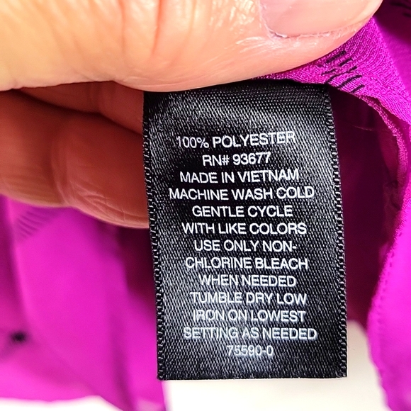 WORTHINGTON Sheer Long Sleeve Blouse Size L - Picture 3 of 11